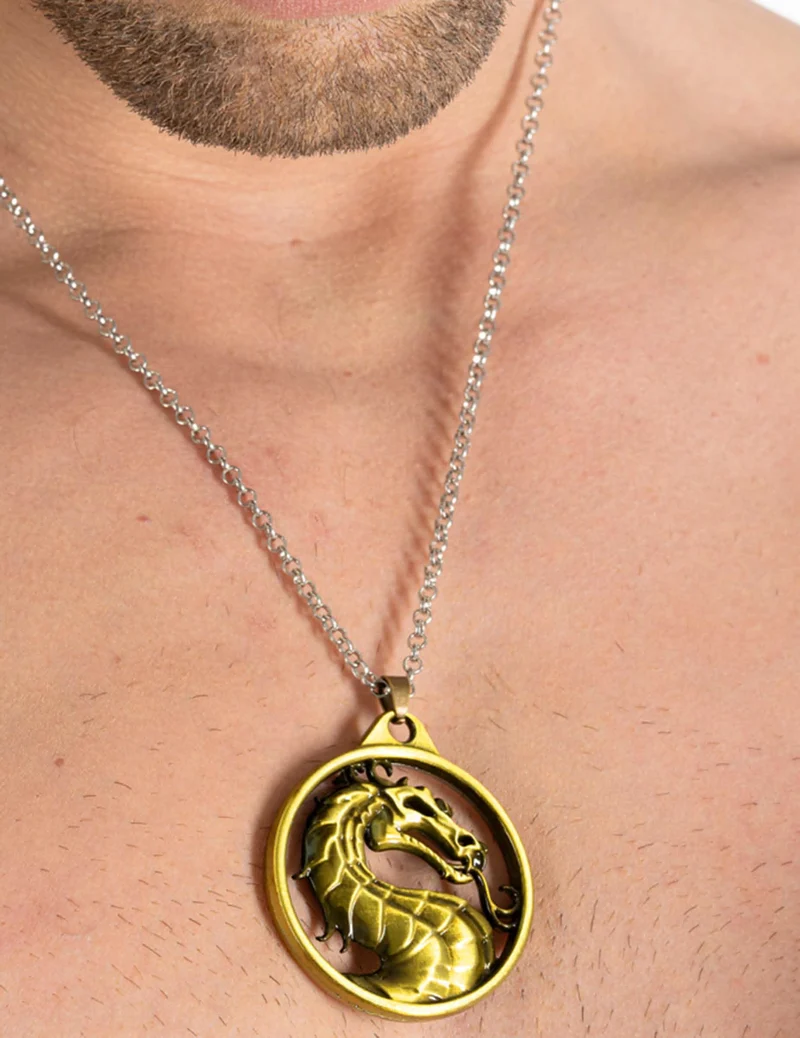 Mortal Dragon Halskette Bronze