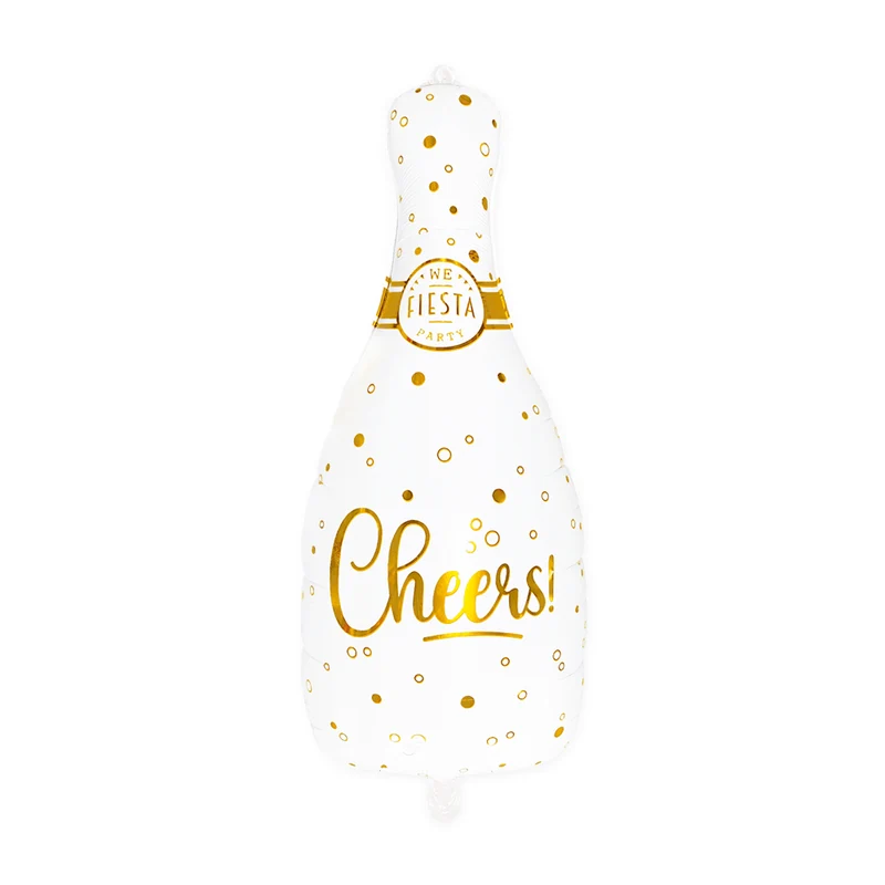 Hochzeit Helium Ballon Cahmpagne Flasche Leer 73cm