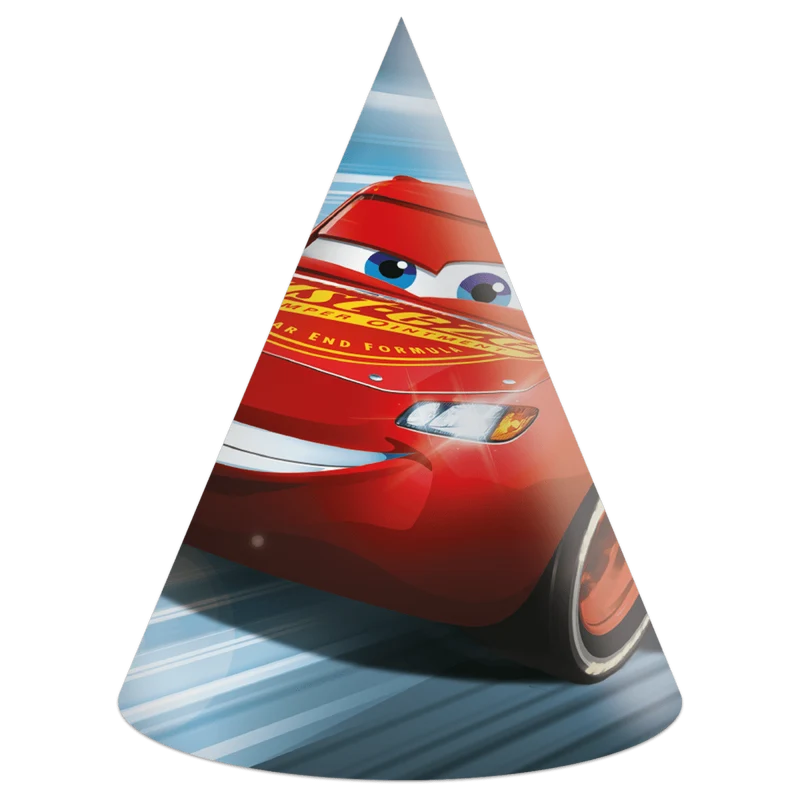 Cars Partyhüte Der Sieg ist mein 6er Pack