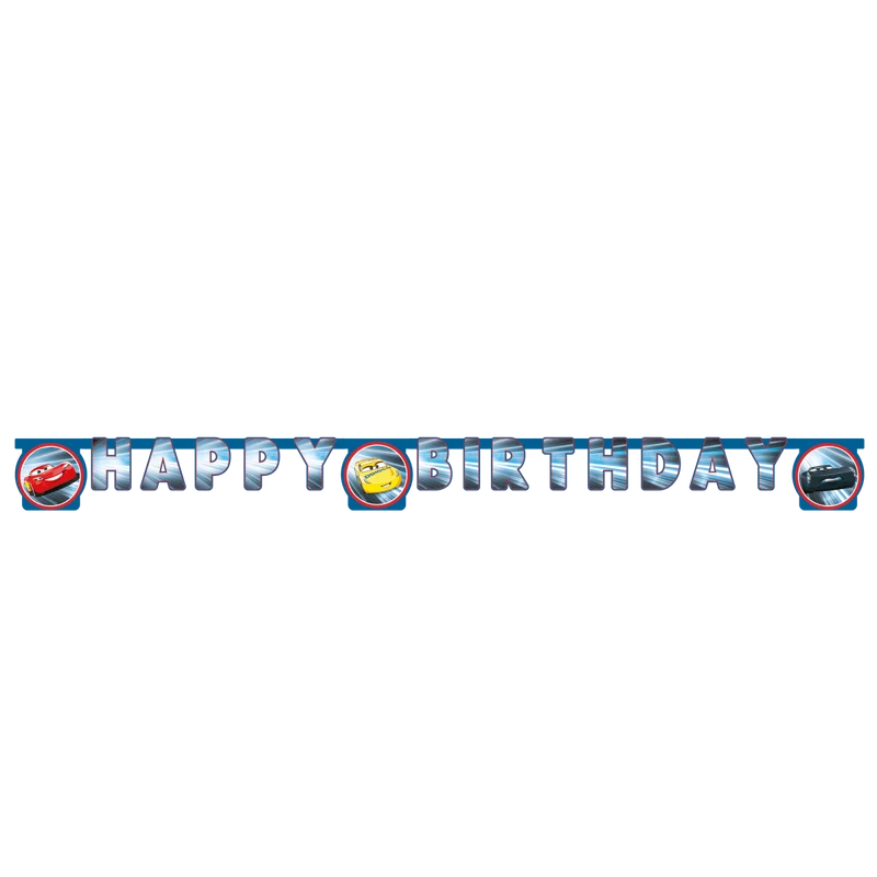 Cars Buchstabenschleuder Happy Birthday