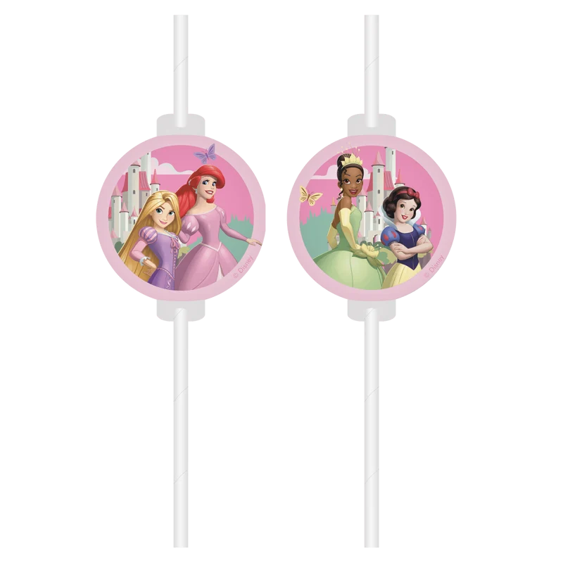 Disney Prinzessinnen Strohhalme 4 Stk