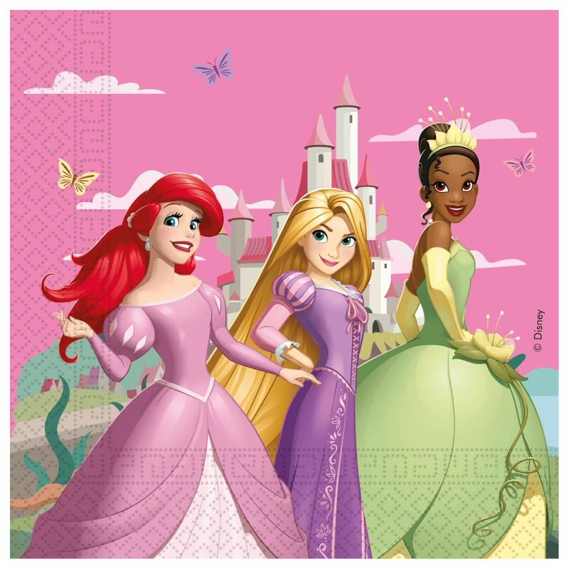Disney Prinzessinnen Servietten 33cm 20Stück