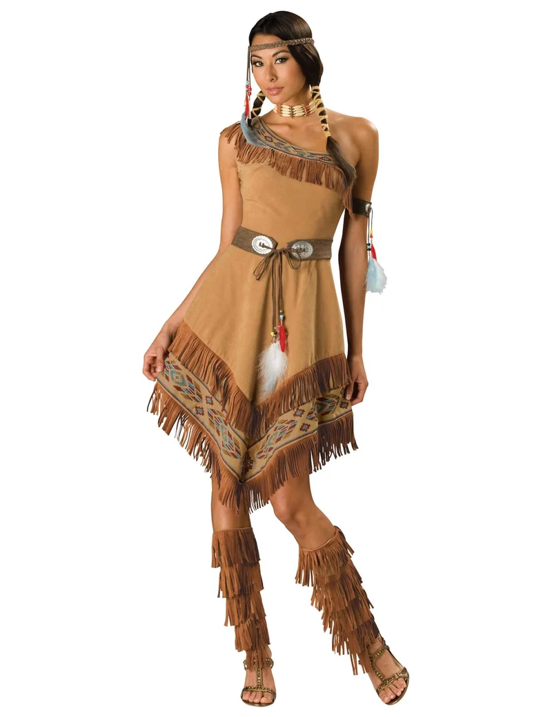 Indianer-Kostüm für Damen - Deluxe
