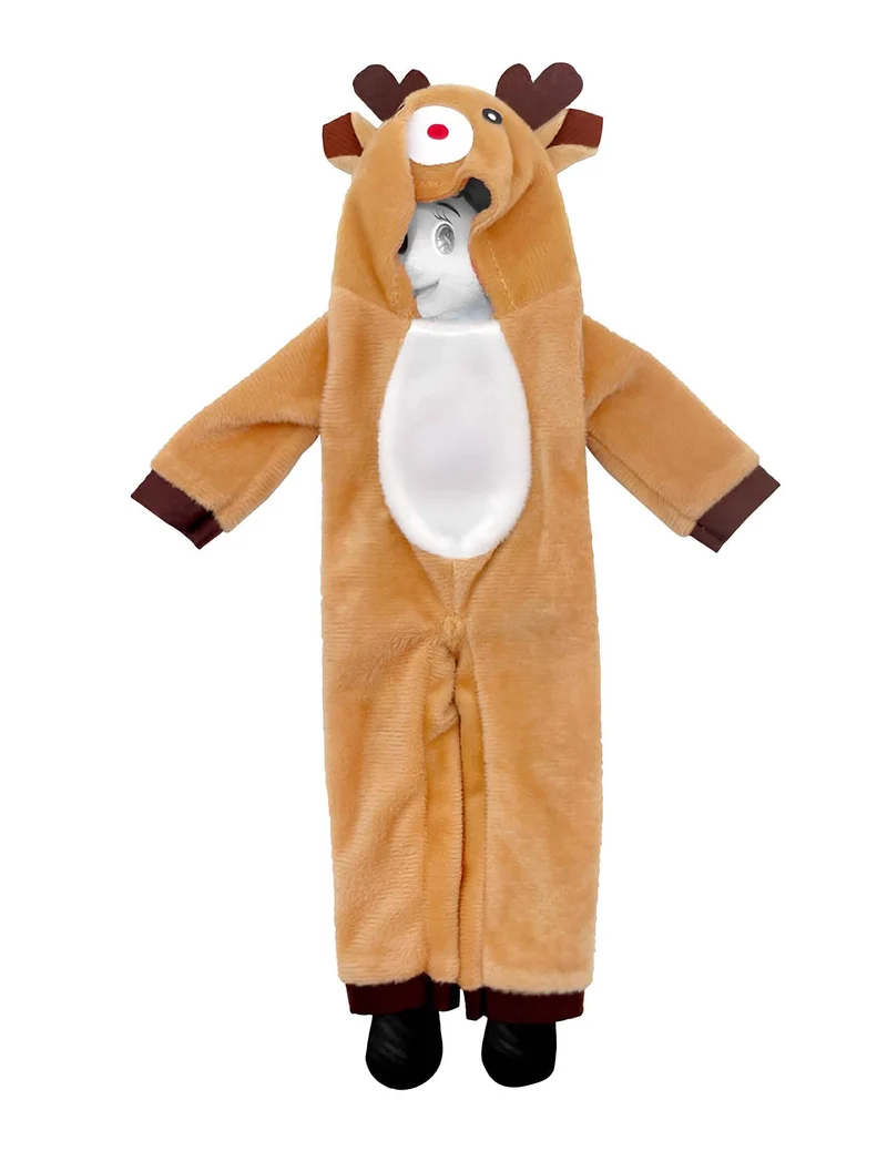 Rentier-Weihnachtskostüm für Weihnachtswichtel Puppe