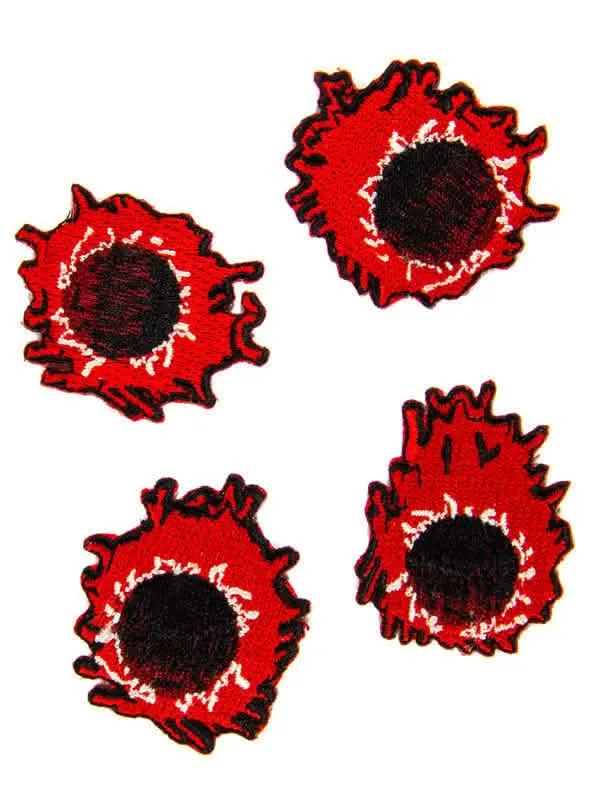 Kreepsville Gothic Bullet Hole patches