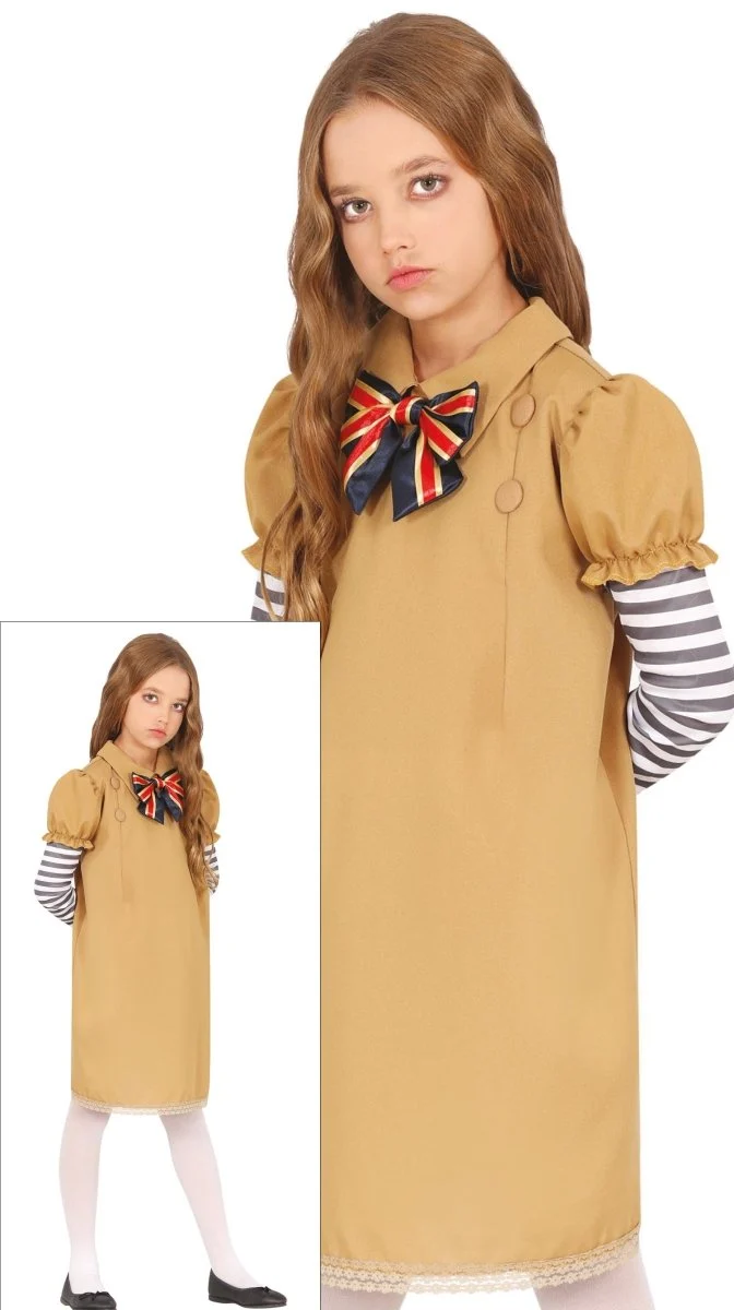 Halloween Kleid Mädchen Psycho Puppe
