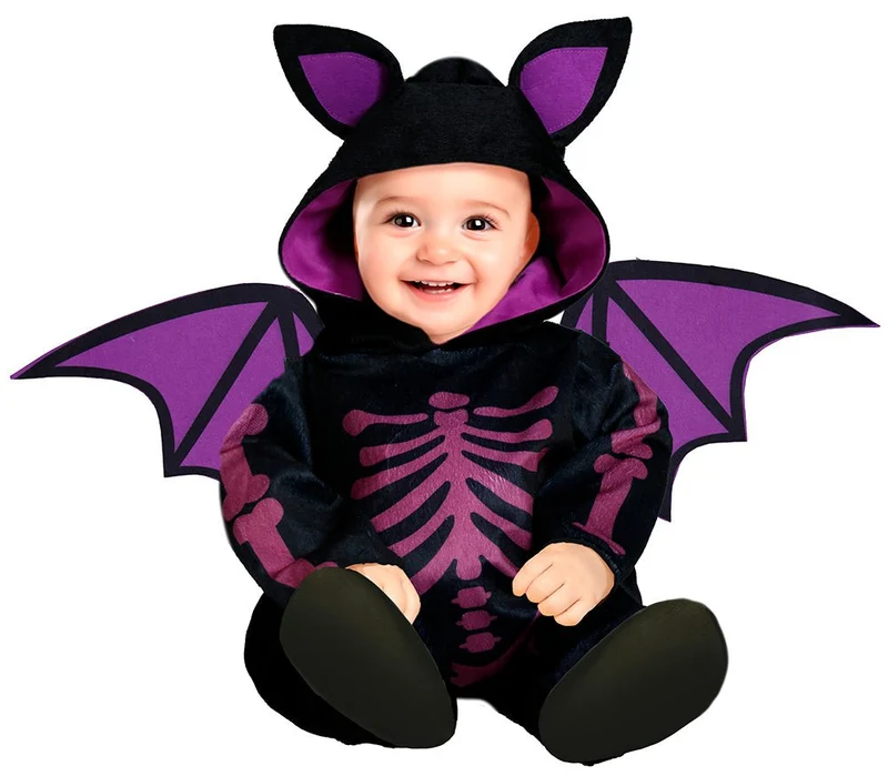 Halloween Kostüm Lila Baby Fledermaus