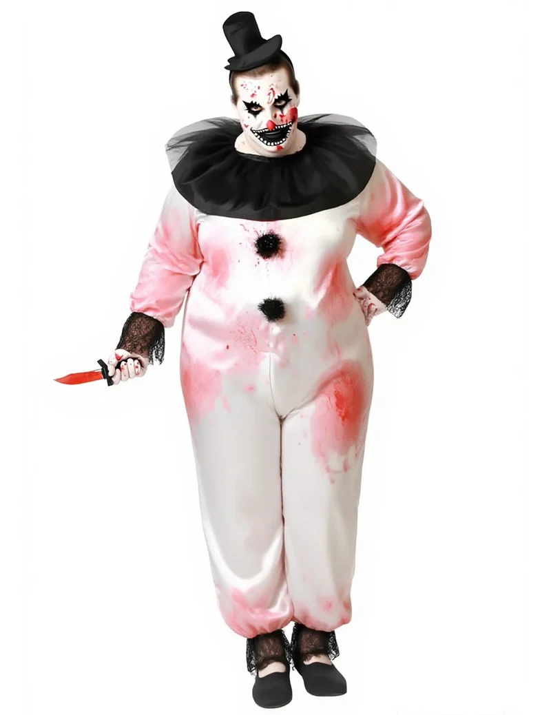 Pierrot Clown Assassin Herren plus size