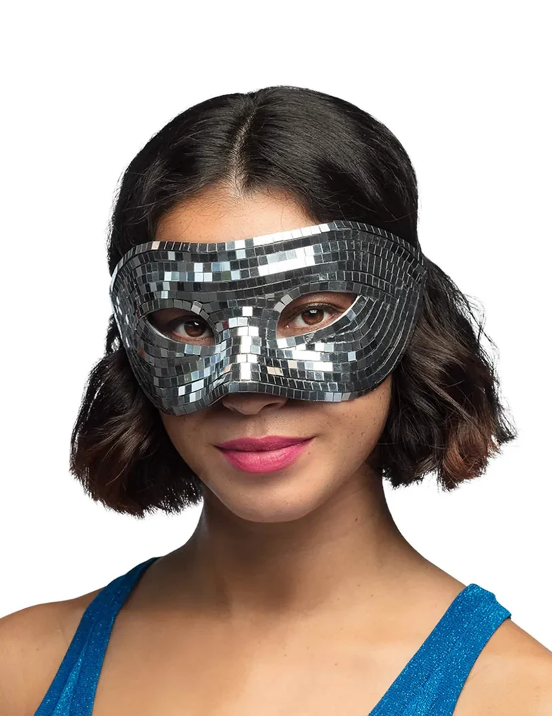 Disco-Maske mit Facetten für Erwachsene