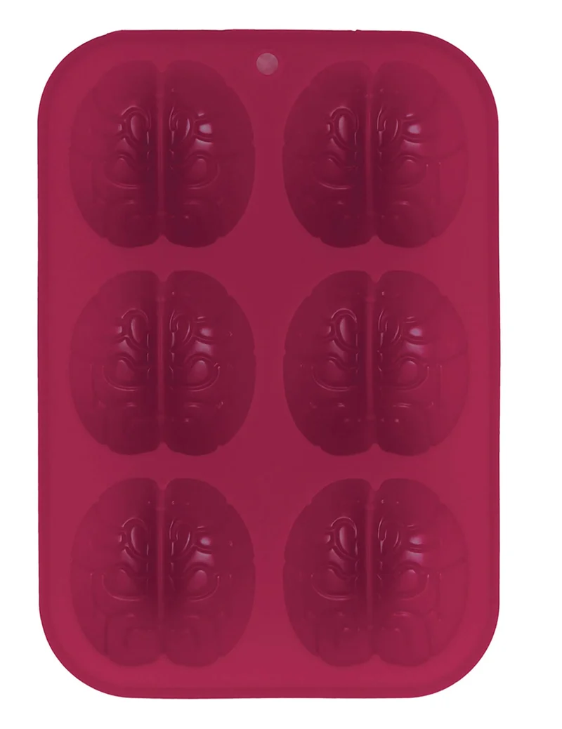 6 Gehirne Silikonform