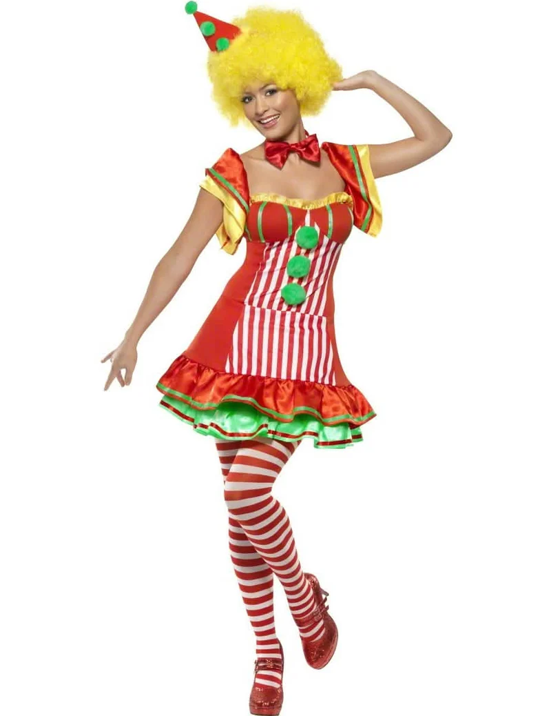 Happy Clown-Kostüm für Damen