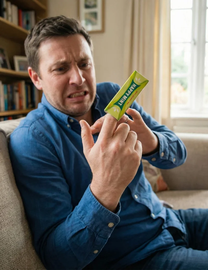 Fingerknall Kaugummipackung - Scherzartikel