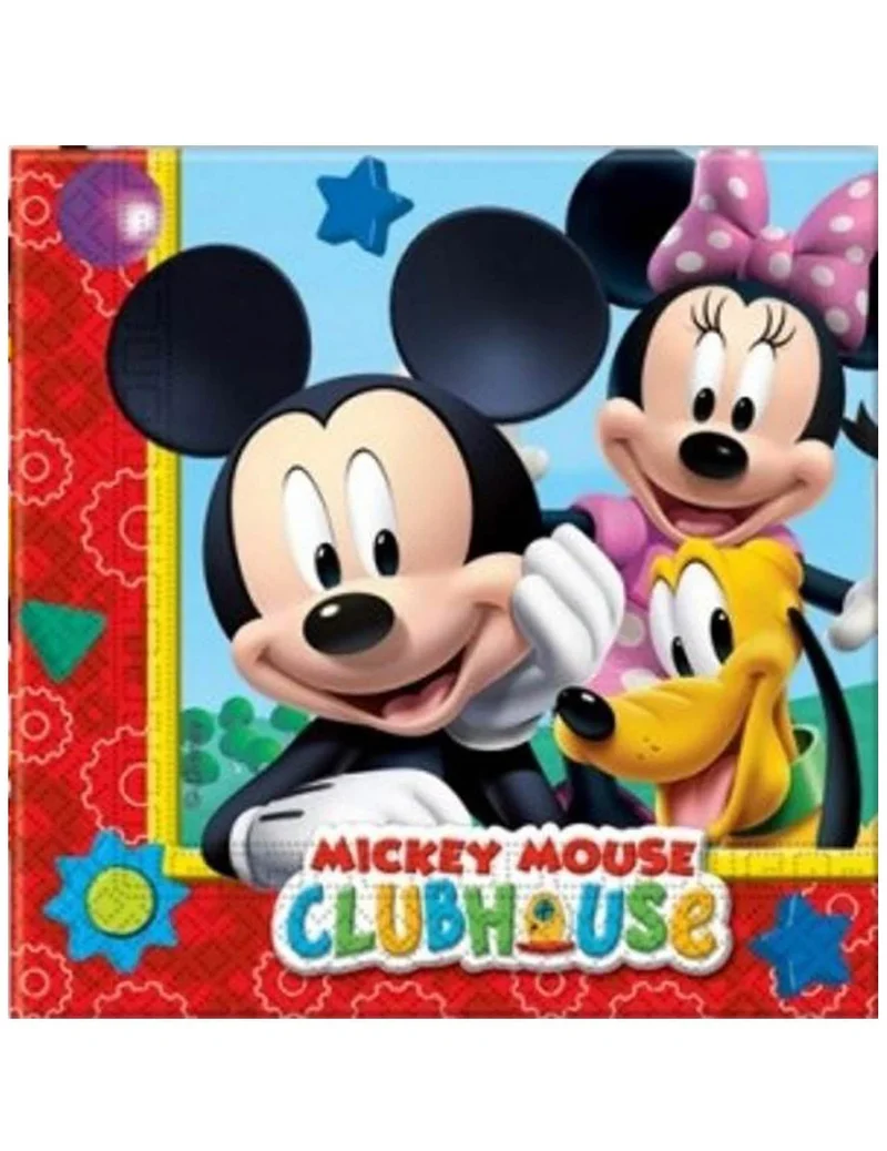 20 Papierservietten Mickey Mouse™ 33 x 33 cm