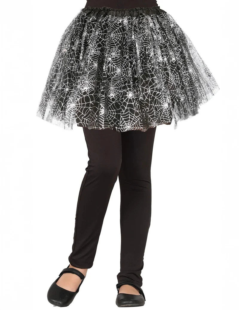 Silbernes Spinnennetz-Tutu für Mädchen