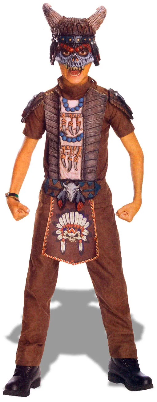 Apachen Krieger Kinderkostüm M