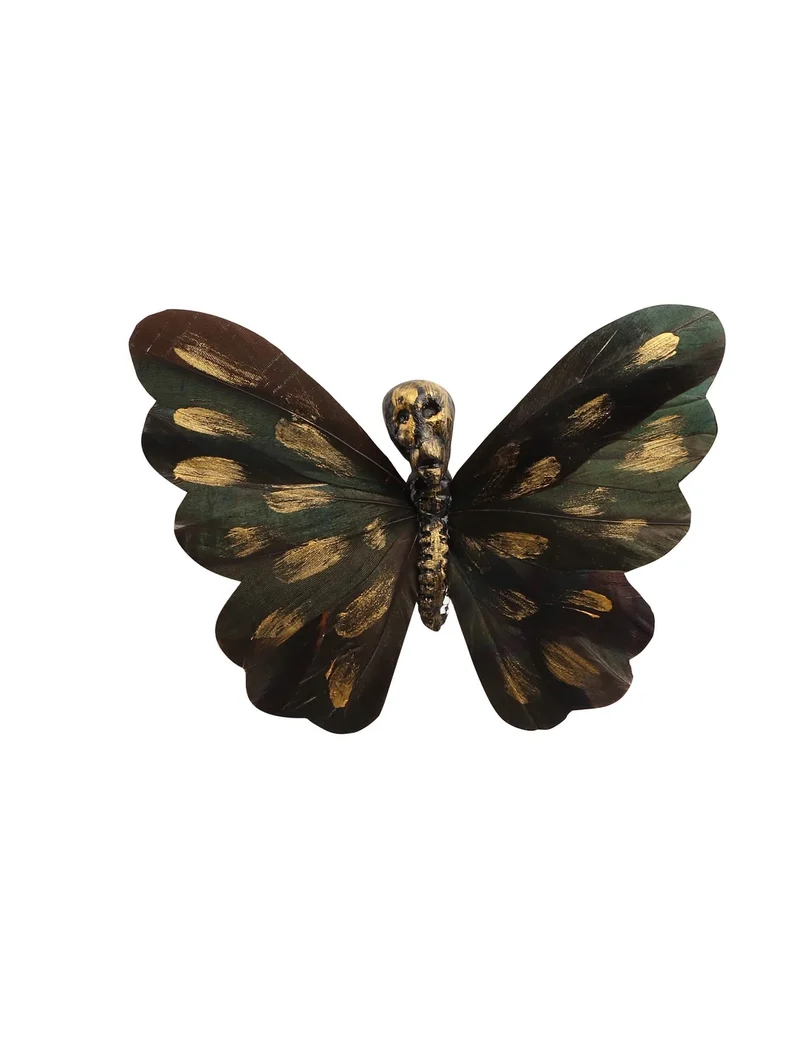 Totenkopf-Waldschmetterling zum Kneifen, 13,5 cm
