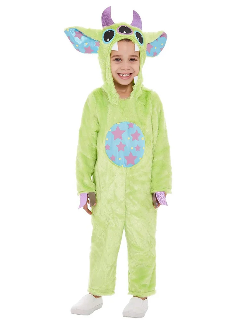 Lustiges Monster-Kostüm für Kleinkinder Babykostüm bunt