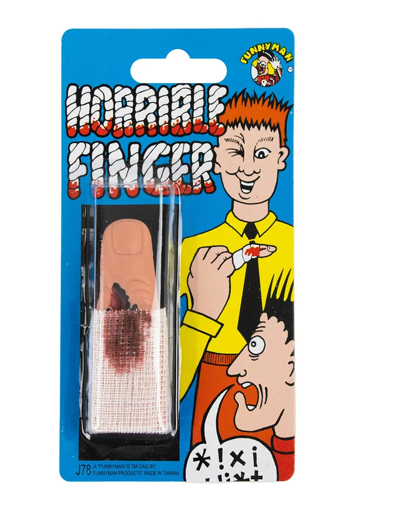 Blutiger Finger - Scherzartikel