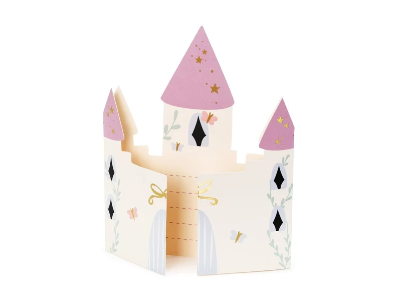 Prinzessinnen Einladungen 12,5cm 6Stk
