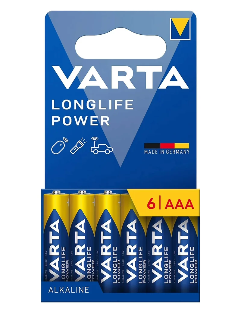 6 Batterien LONGLIFE POWER LR03/AAA