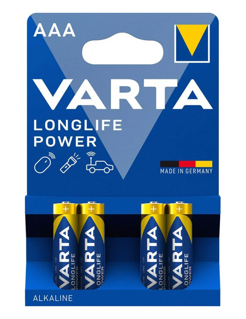 4 Batterien LONGLIFE POWER LR03/AAA