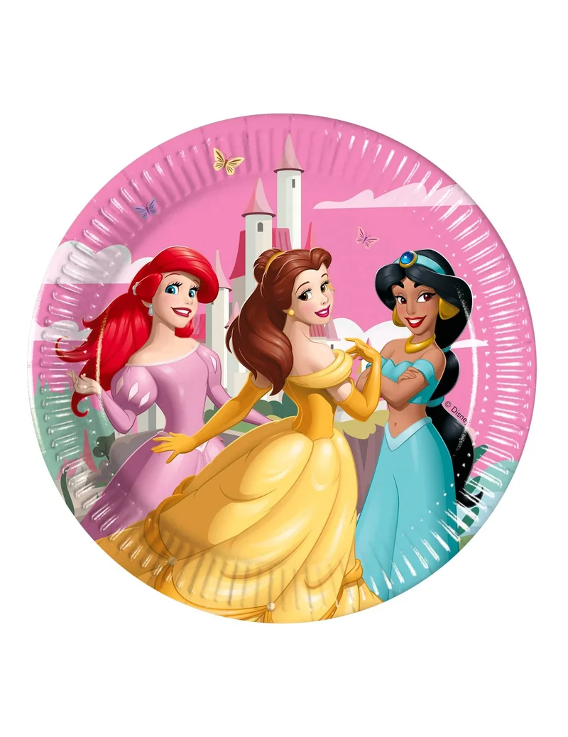 8 Disney Princess™ Teller 20 cm