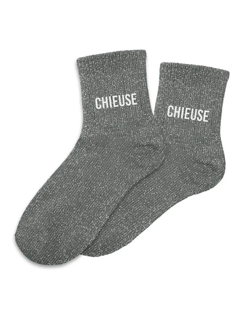 Glitzersocken Zicke Damen