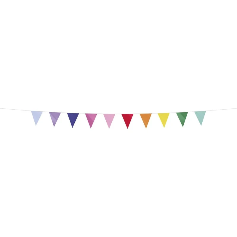 Bunte Girlande Plastik 6m