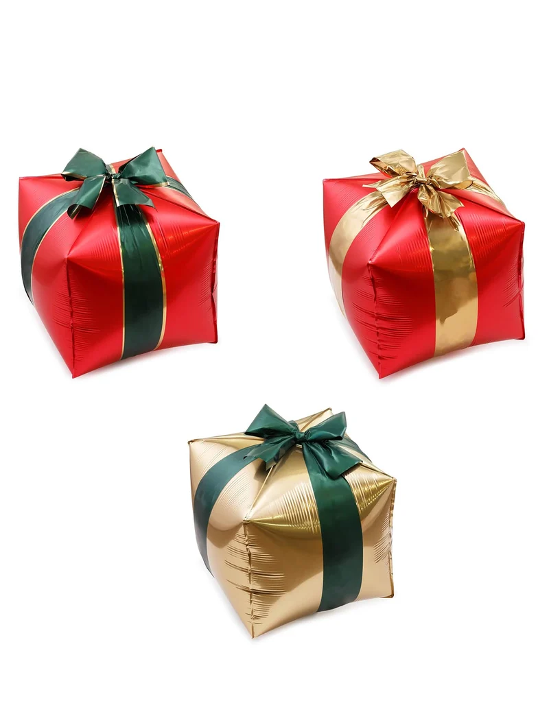 Folienballons Weihnachtsgeschenke 34 x 36 cm