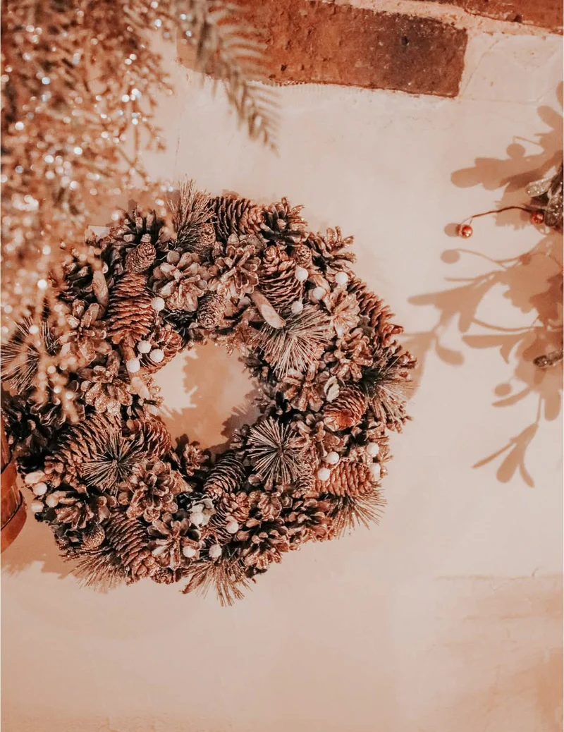 Weihnachtskranz Zauberwald 35 cm mit natürlichen Elementen