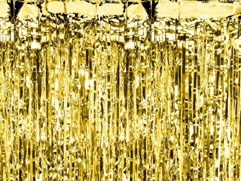 Gold Tür Vorhang Dick 2m