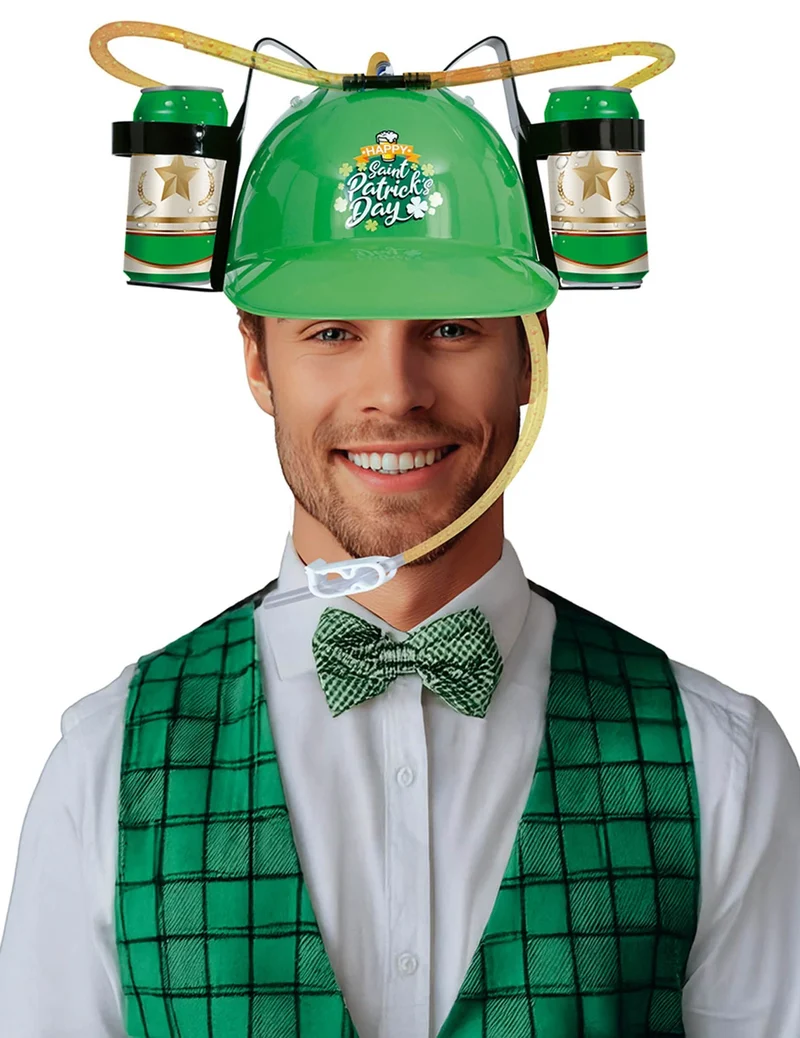 Grüner St. Patrick's Day Bierhelm für Erwachsene