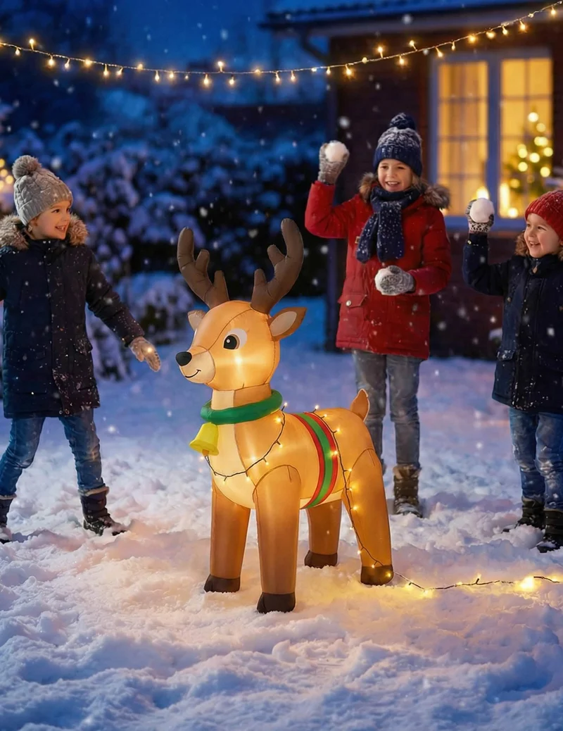 Aufblasbares Rentier für Weihnachten 120cm