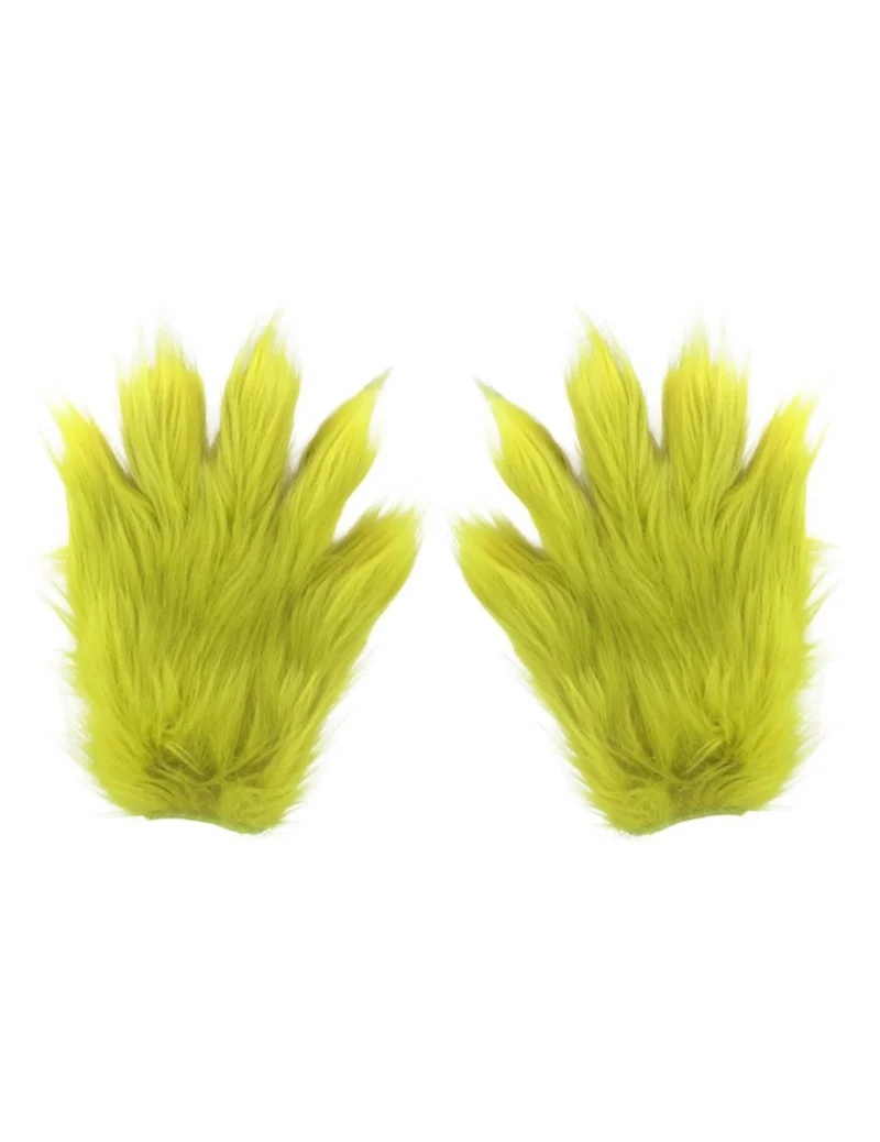 Behaarte Grinch™ Handschuhe für Erwachsene