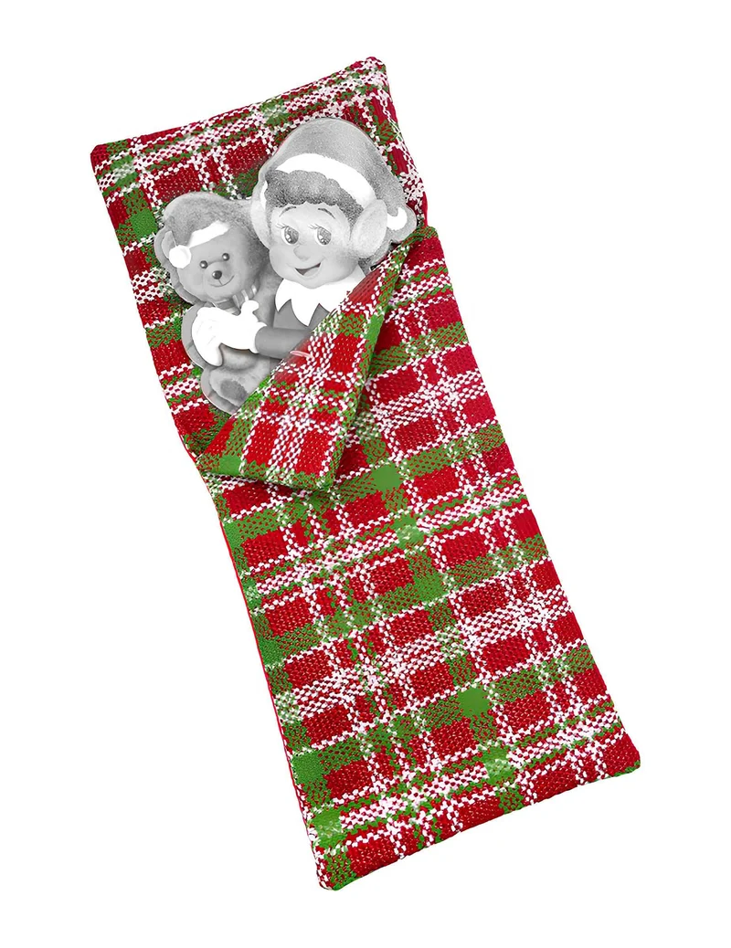 Schlafsack mit Kissen für Weihnachtswichtel