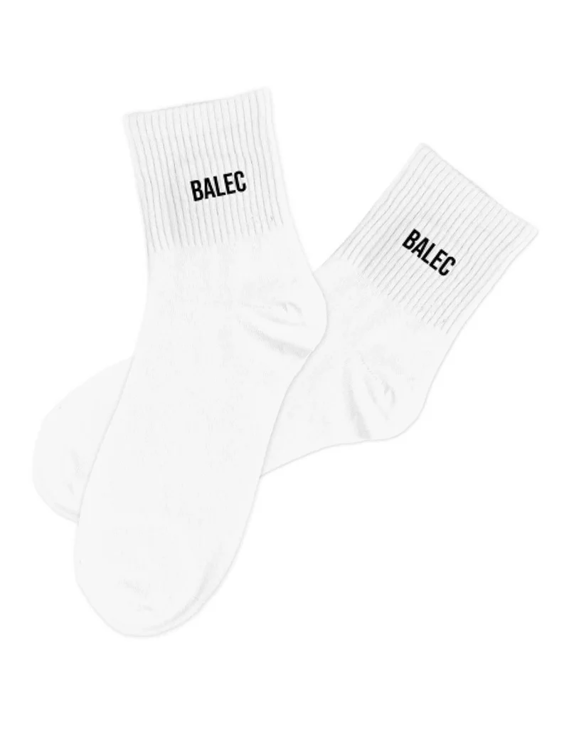 Weiße Balec Herrensocken