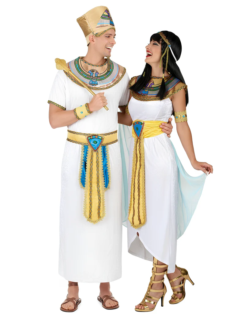 Königin von Ägypten und Pharaonen-Paarkostüm für Erwachsene