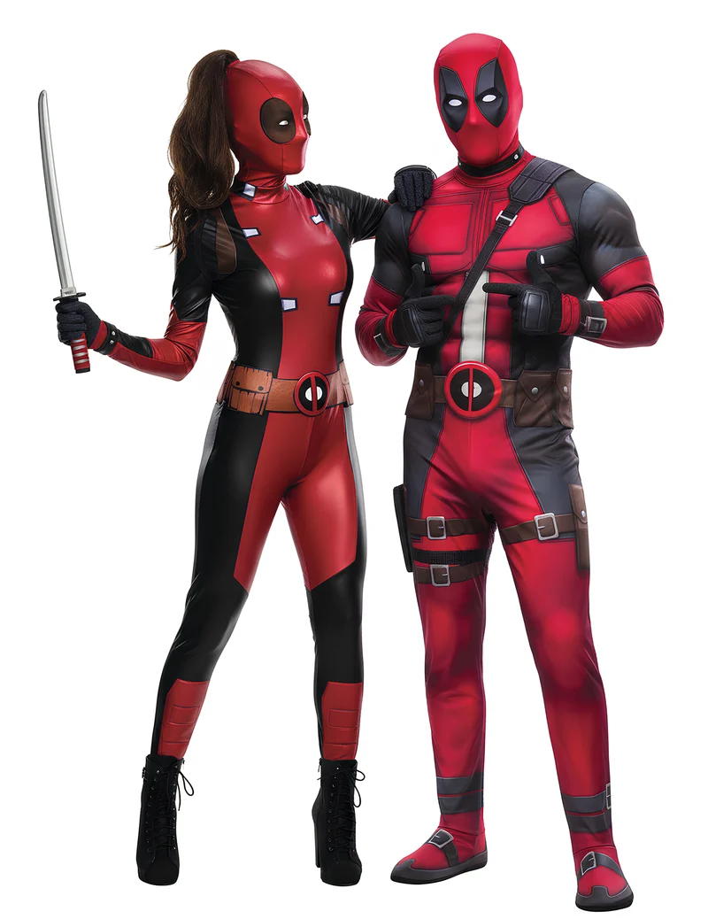Paarkostüm Deadpool™ Lady Deadpool™ Erwachsene