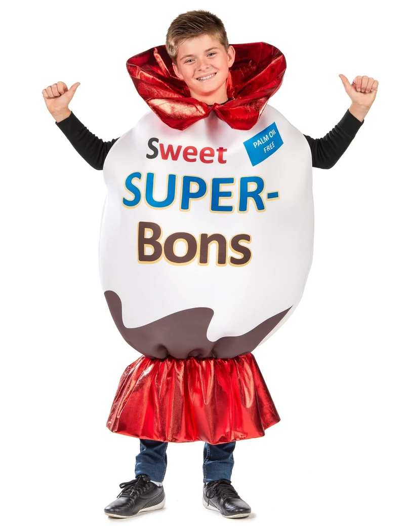 Süßigkeiten-Kostüm Superbon für Kinder