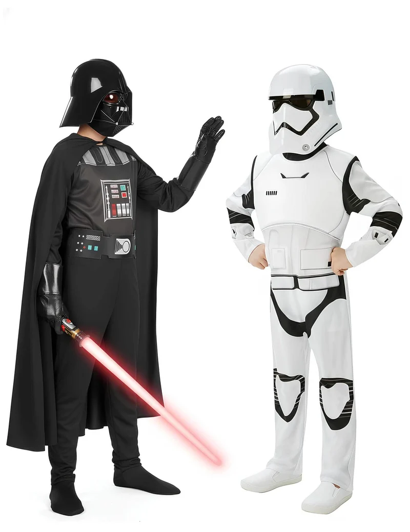 Paarkostüm Darth Vader und Stromtrooper Kinderkostüm