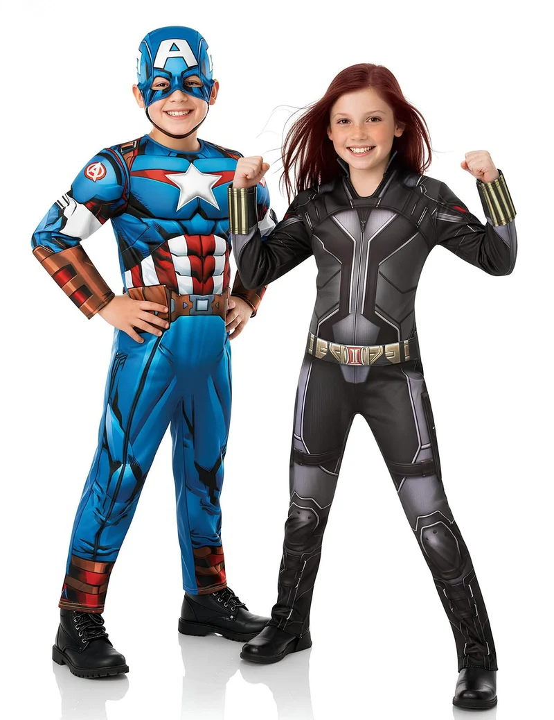 Captain America™ und Black Widow™ Paarkostüm