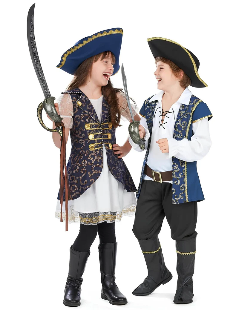 Piraten-Paarkostüm für Kinder