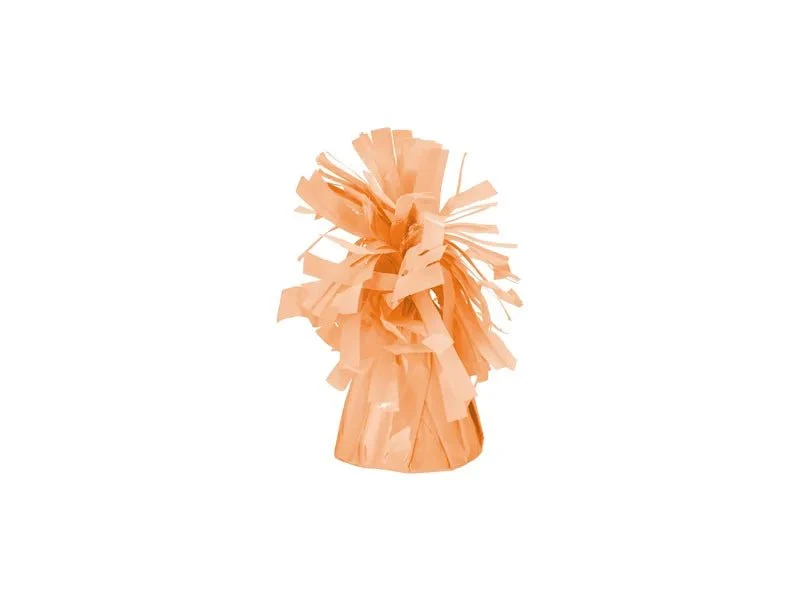 Orangefarbener Ballon „Gewicht“ in Pastelltönen, 7 cm
