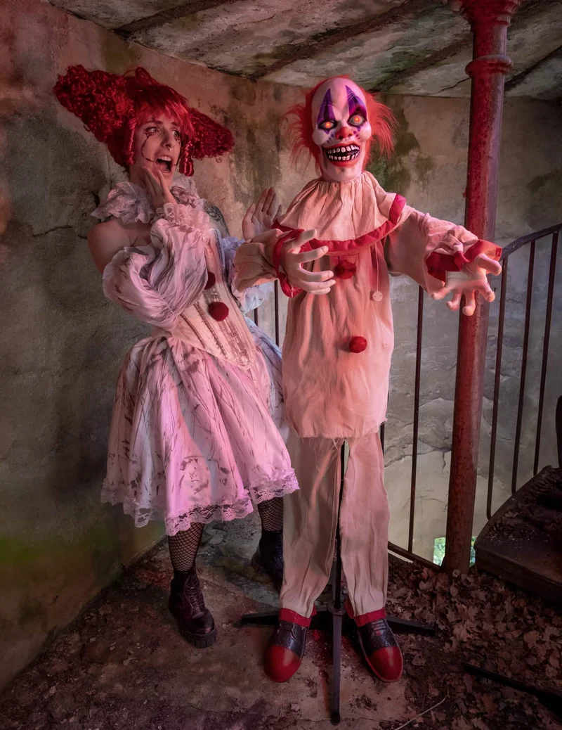 Animatronic Horror Clown 153 cm