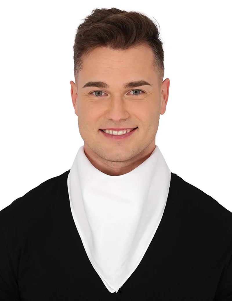 Bandana einfarbig weiß