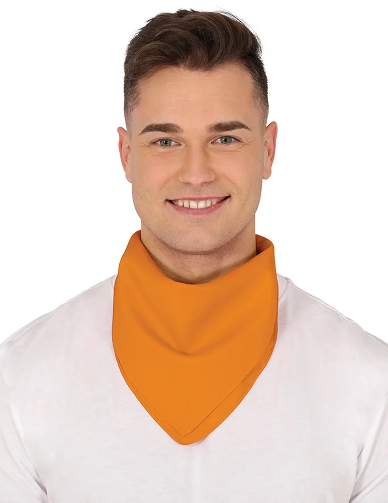 Bandana einfarbig orange