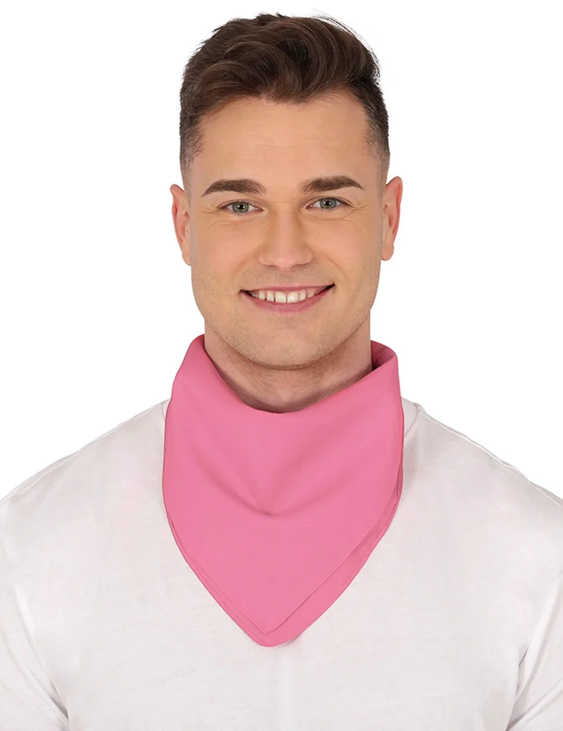 Bandana einfarbig rosa
