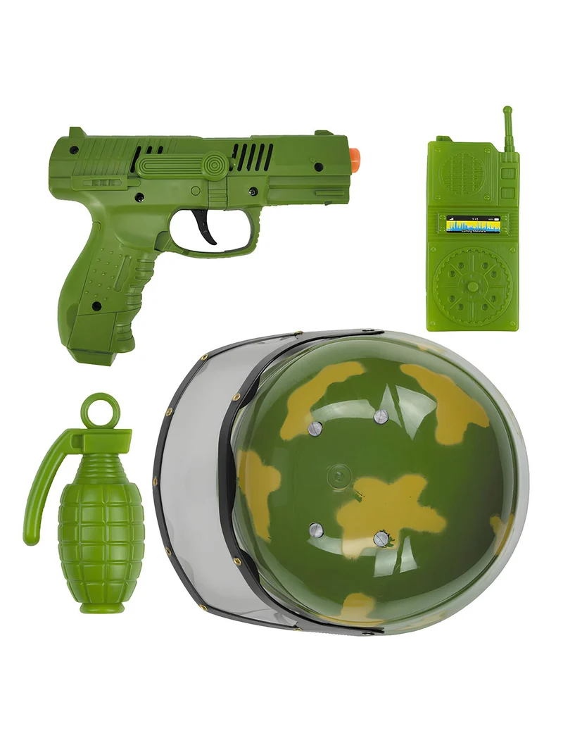 4-teiliges Militär-Set für Kinder