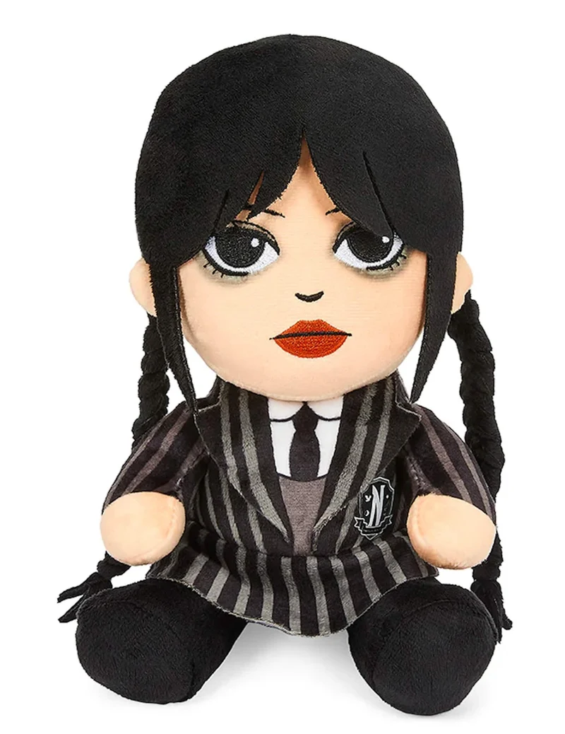 Wednesday Addams™ Plüschtier in schwarz 20 cm