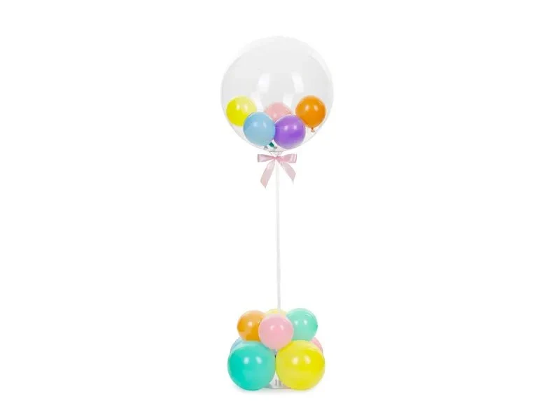 Weißer Ballonständer Plastik 72cm